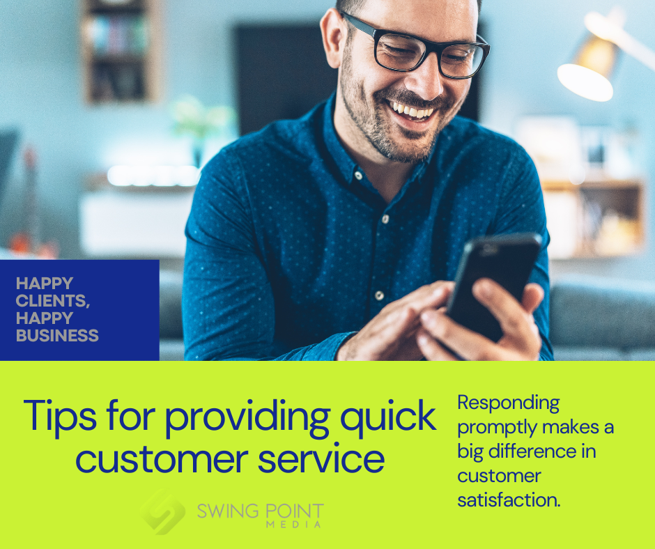 Tips for providing quick customer service